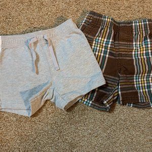 Bundle of 2 boys shorts 12M